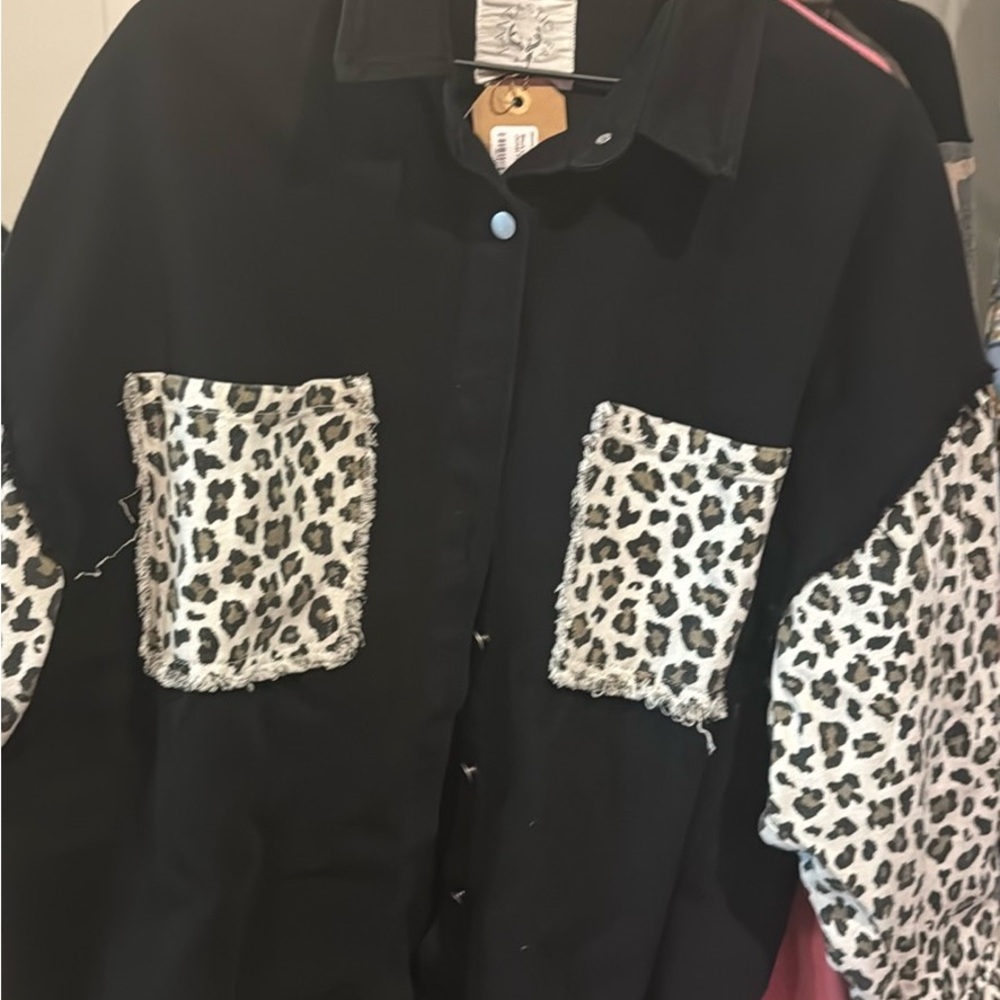 COPY - Oversized Pink and Leopard Print Jacket by Fantastic Fawn.